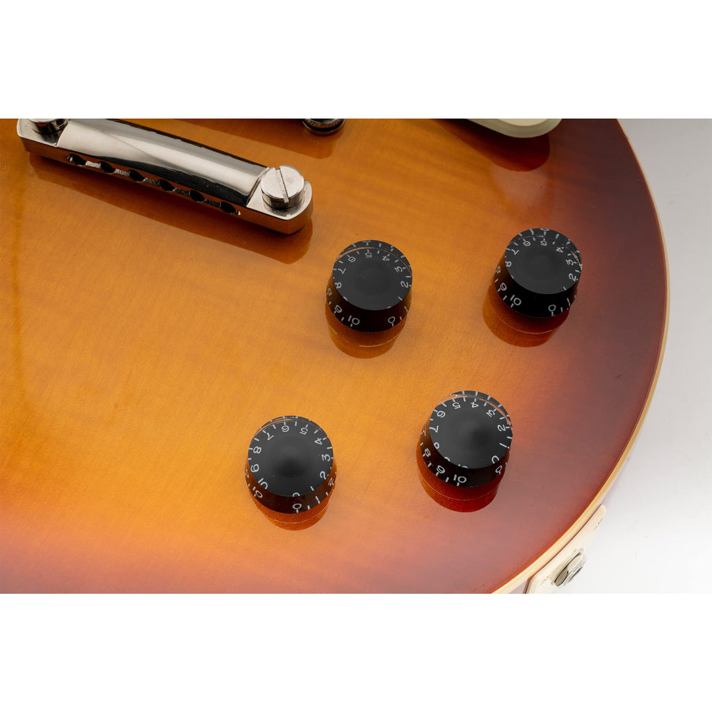 Black 4Pcs Guitar Knobs A375634