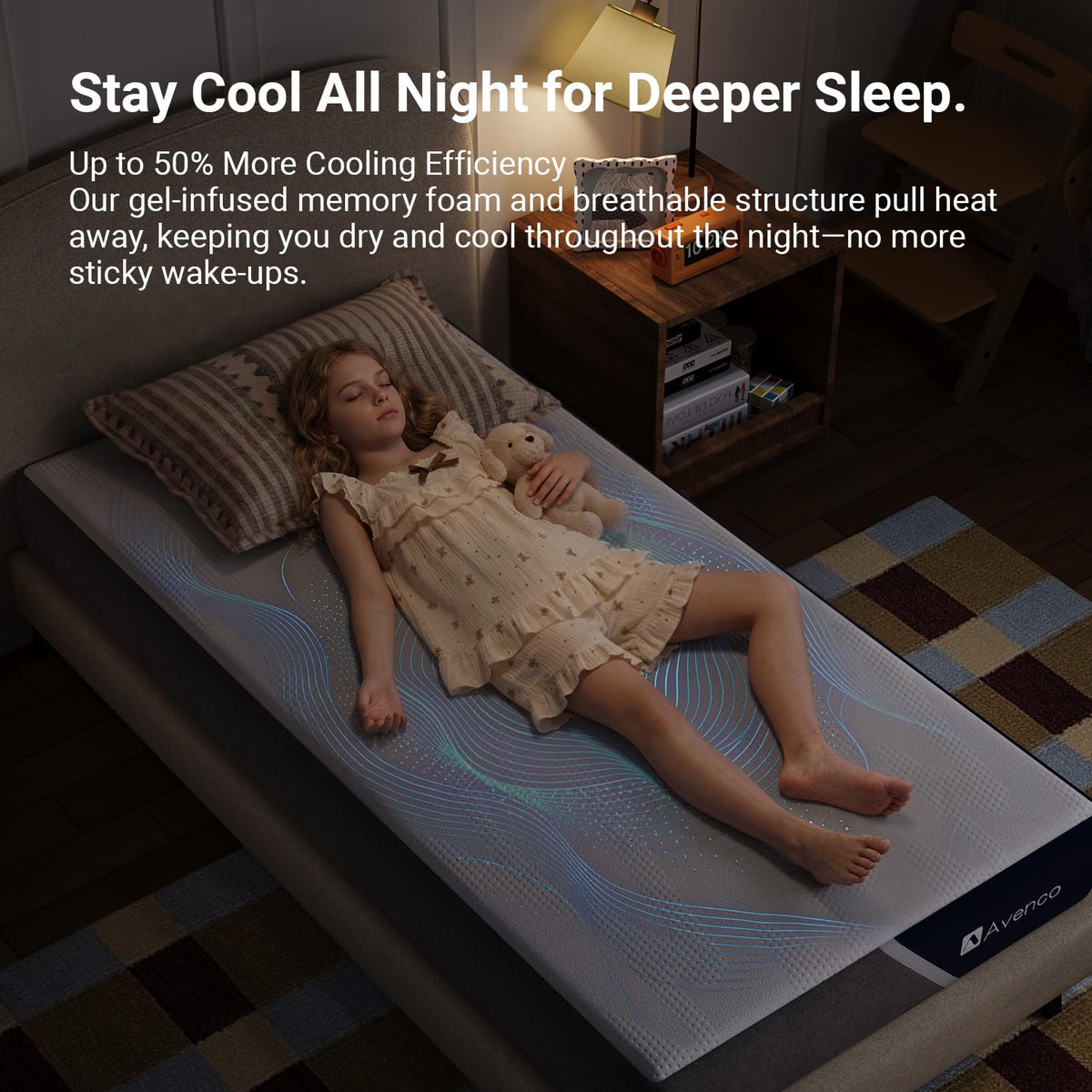 5 Inch Twin Memory Foam Mattress F77835