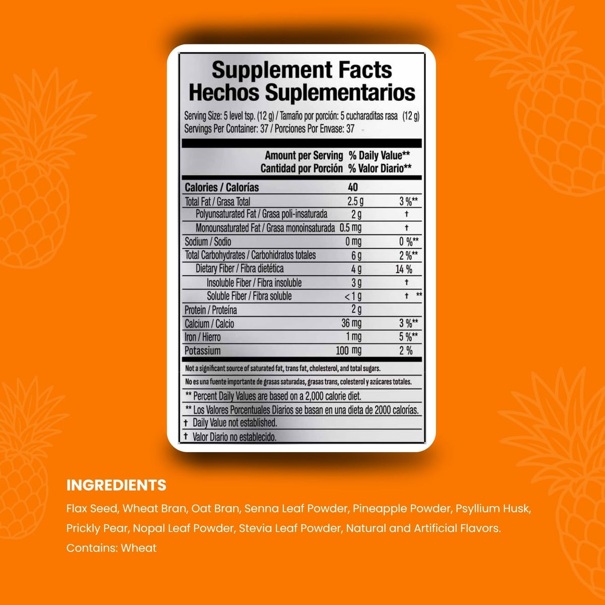 Pineapple Fiber Powder 1 Lb T3411