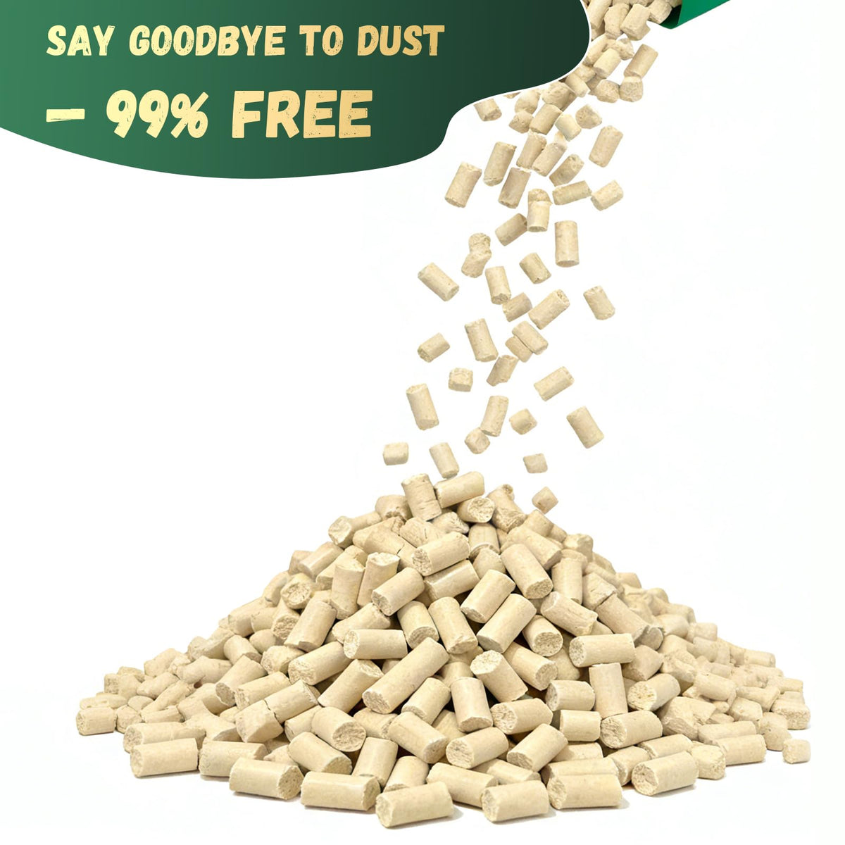 Zeolite Cat Litter Pellets, 9lb Bag, Non Clumping, Unscented C917