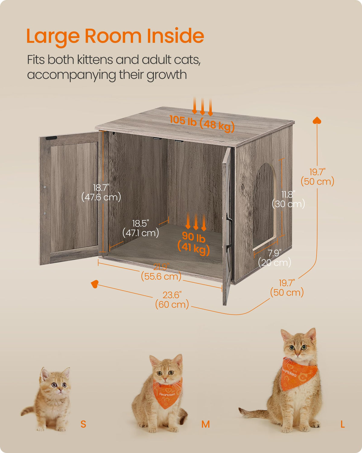 Cat Litter Box Enclosure J89923