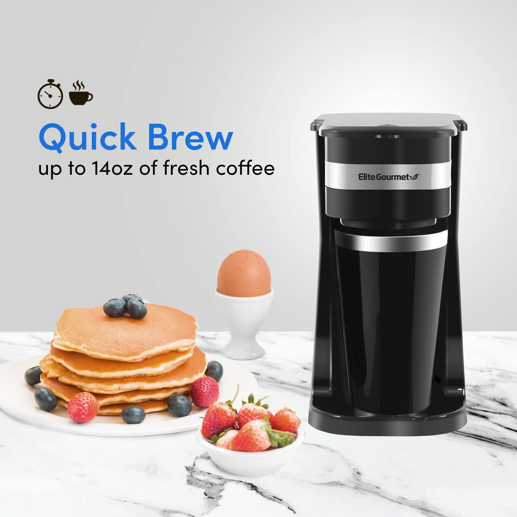 Black Single-Serve Compact Coffee Maker K617