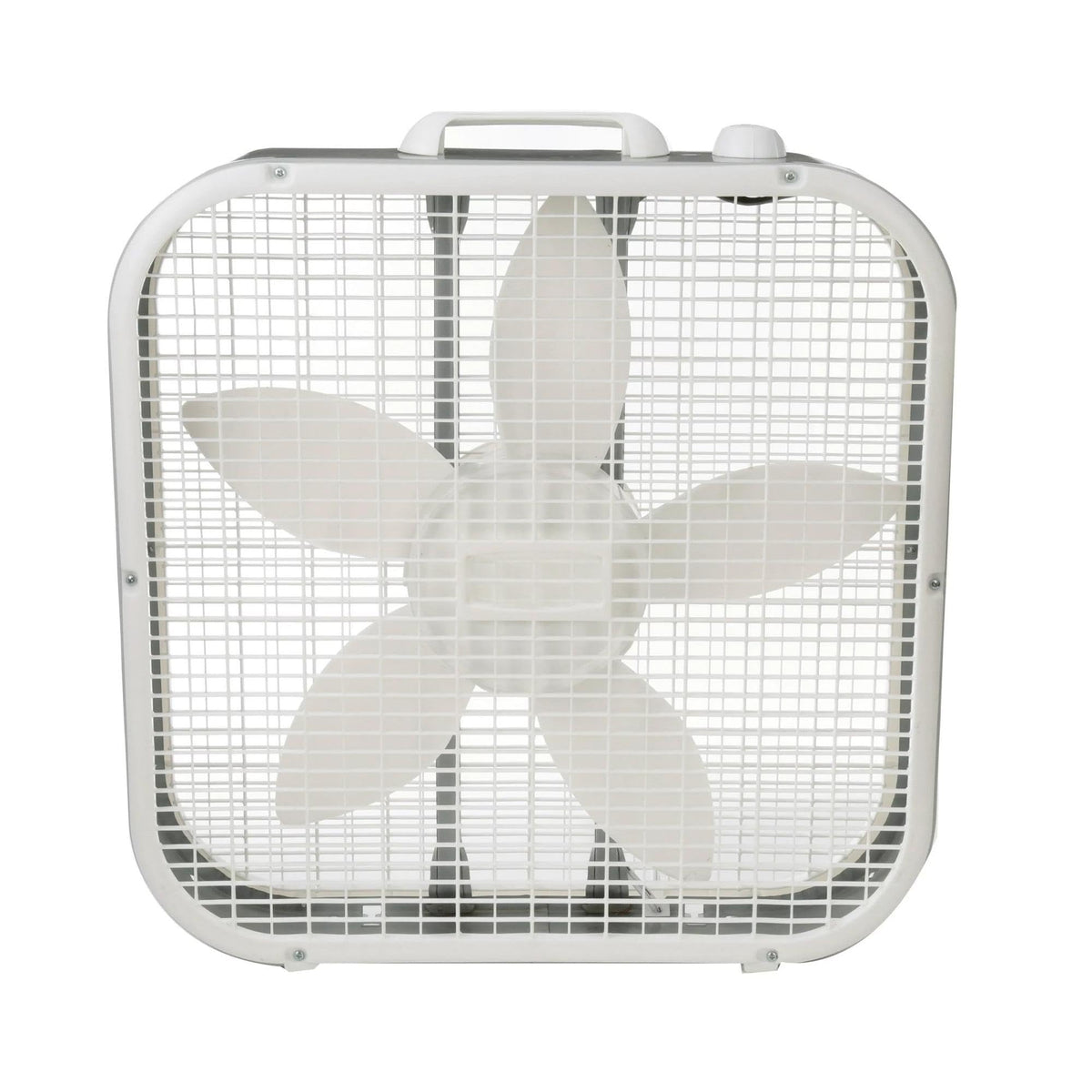 20" White Box Fan with 3 Speeds D6782