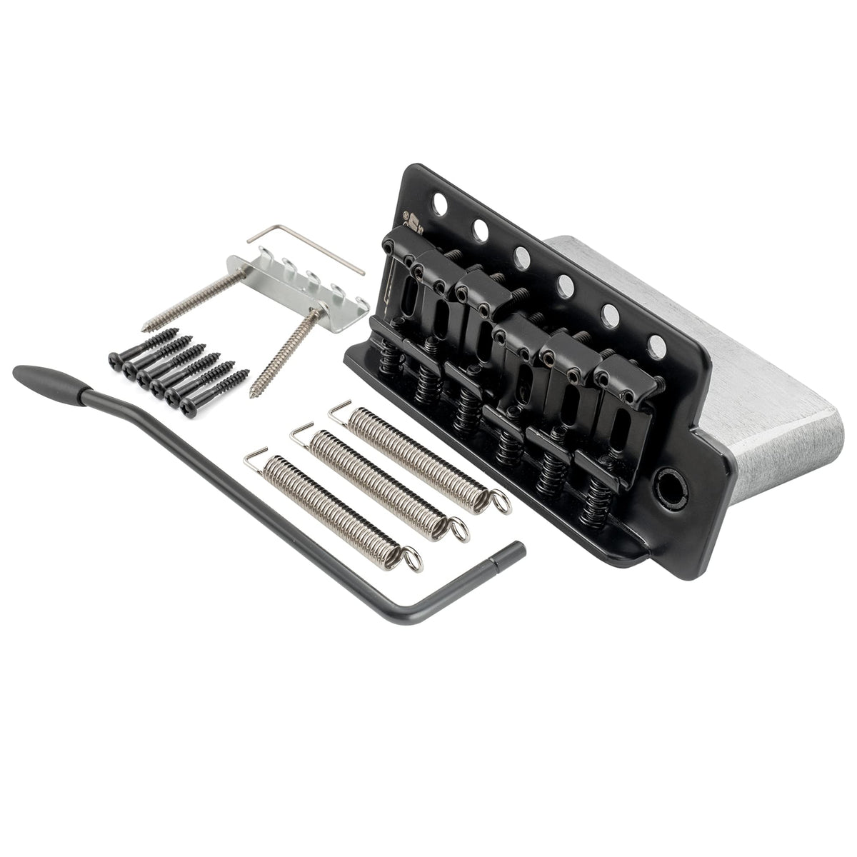 52.5mm 6-Screw Tremolo Bridge Black J209