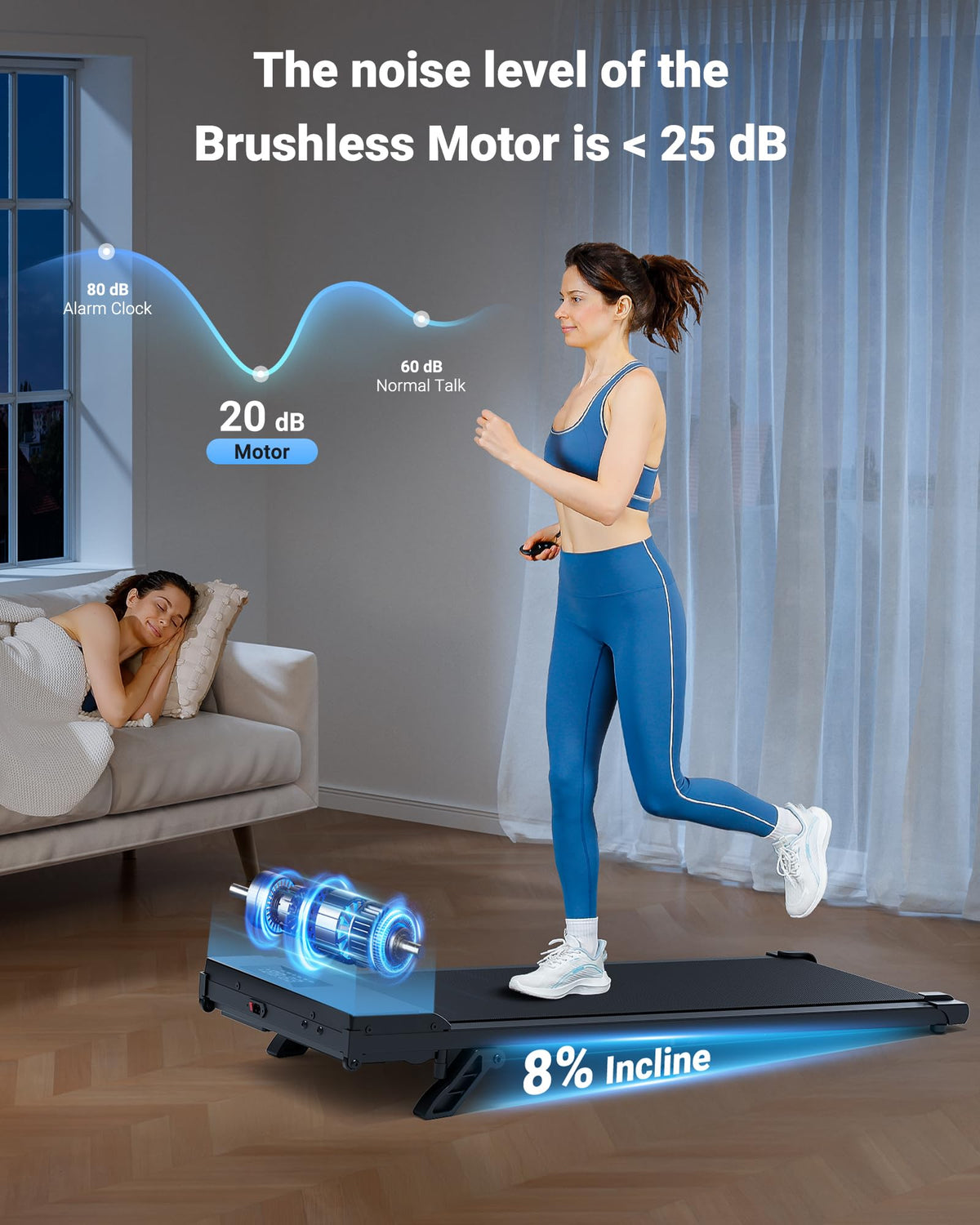 8% Incline Walking Pad Q20141