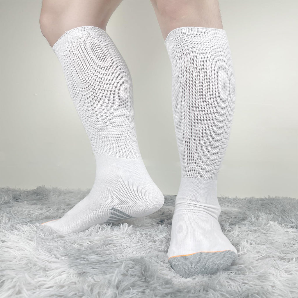 White Walking Boot Socks B507440