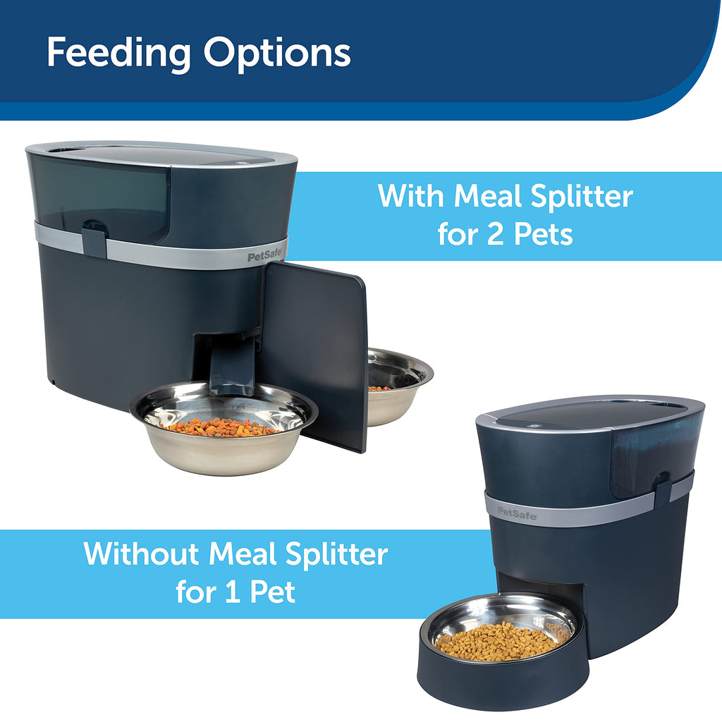Automatic Pet Feeder with 2-Pet Meal Splitter K836931