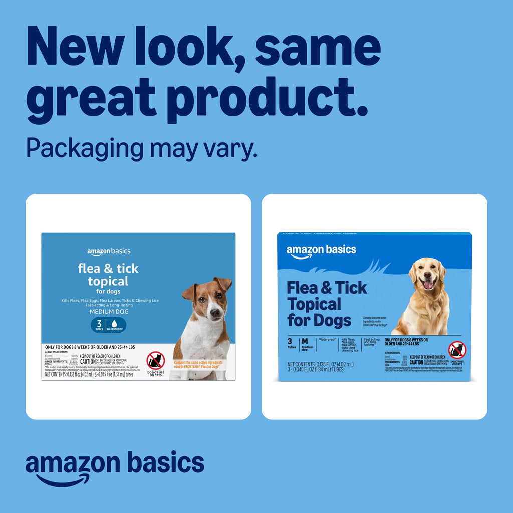 Flea and Tick Topical Treatment for Medium Dogs 3 Count S931292
