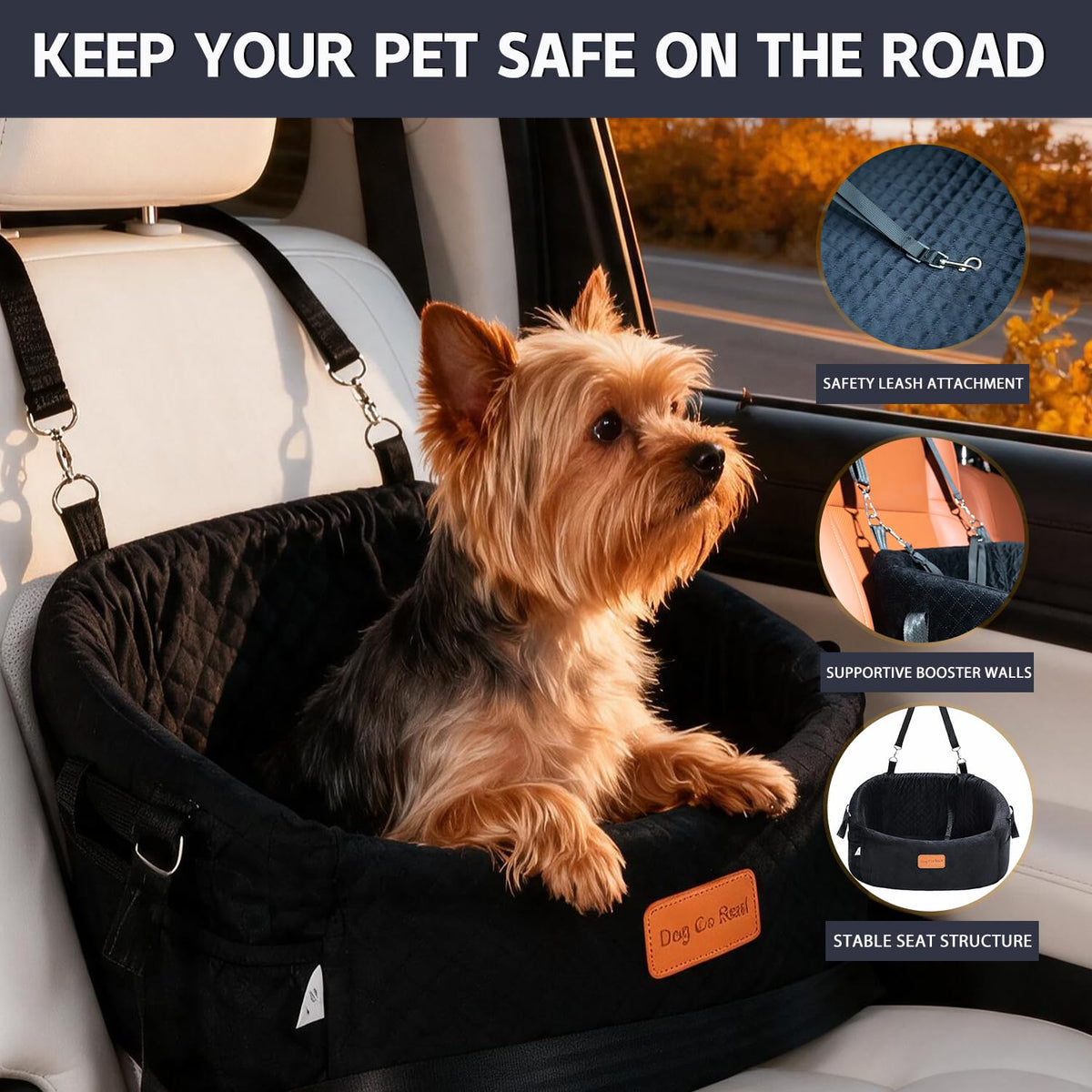 Dog Car Seat for Small Dogs D4404