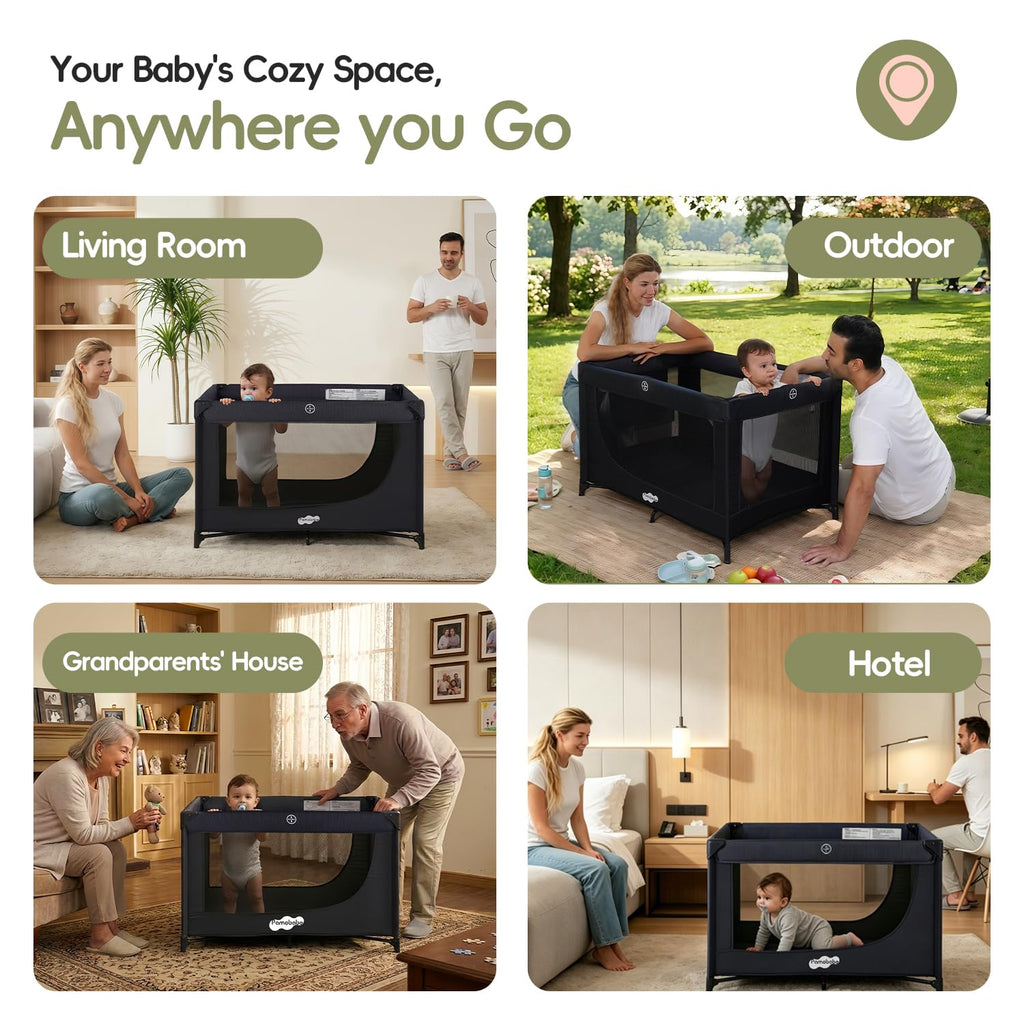 Portable Black Baby Playard G248761