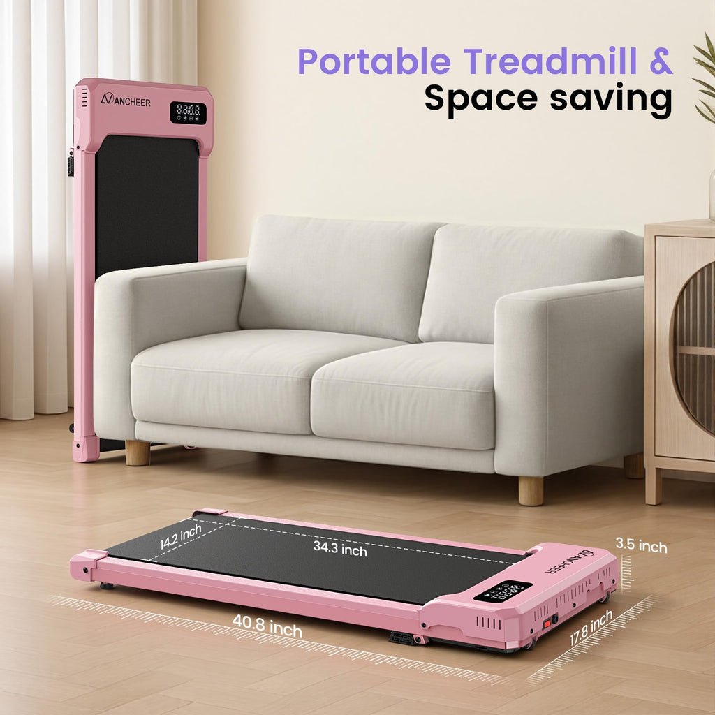 Under Desk Treadmill with Vibration Plate & Incline V845