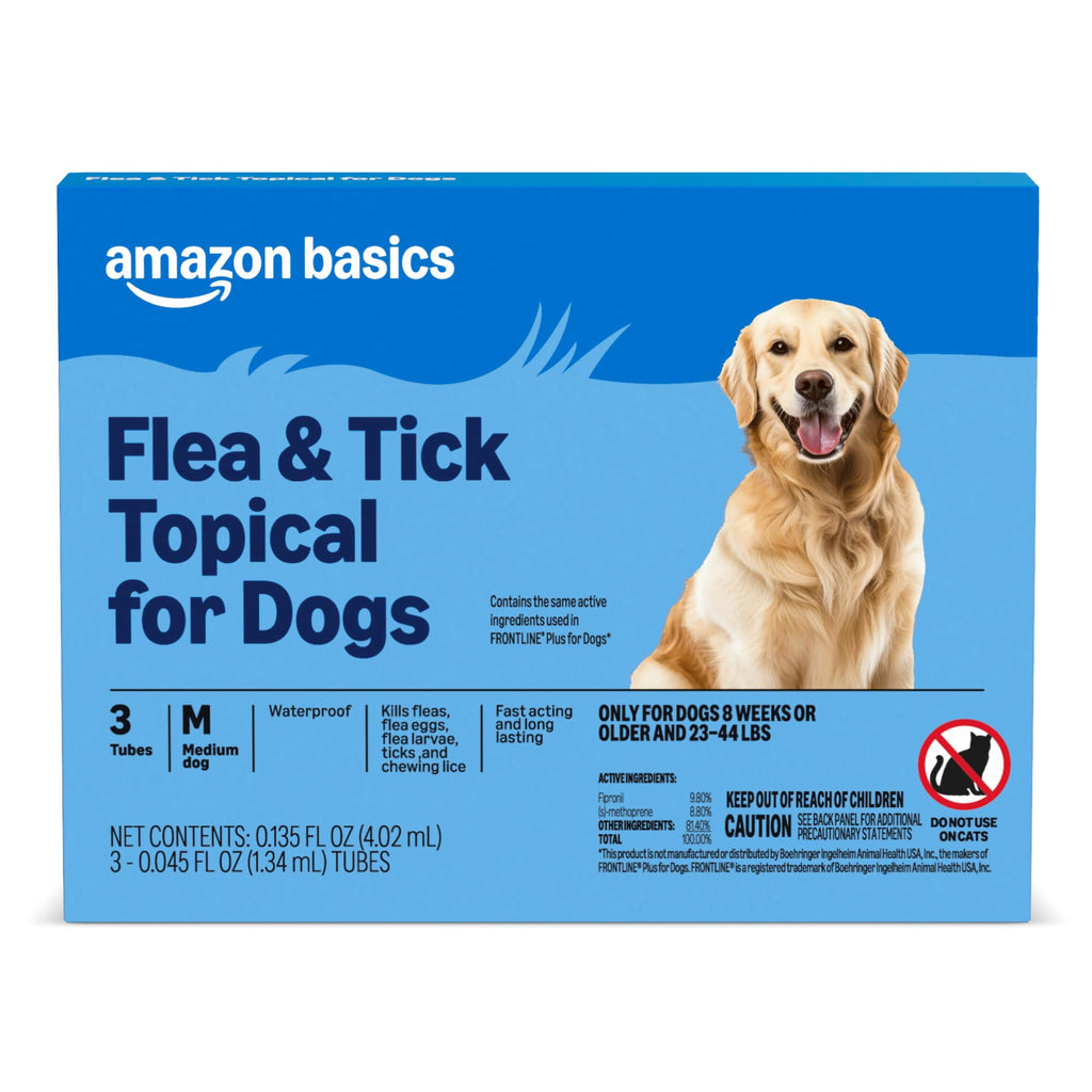 Flea and Tick Topical Treatment for Medium Dogs 3 Count S931292