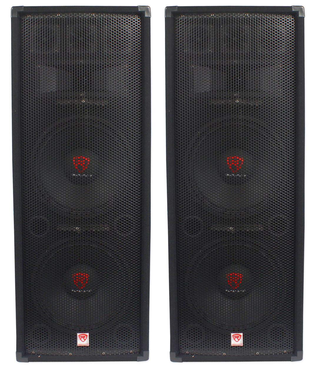 Dual 12" 3-Way 8-Ohm Passive PA Speaker, 2-Pack Y939