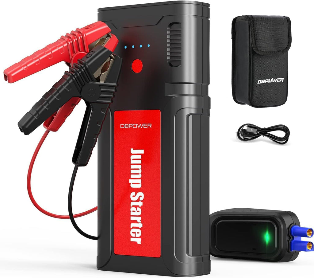 Portable 12V Car Jump Starter with Smart Clamp Cables I282404