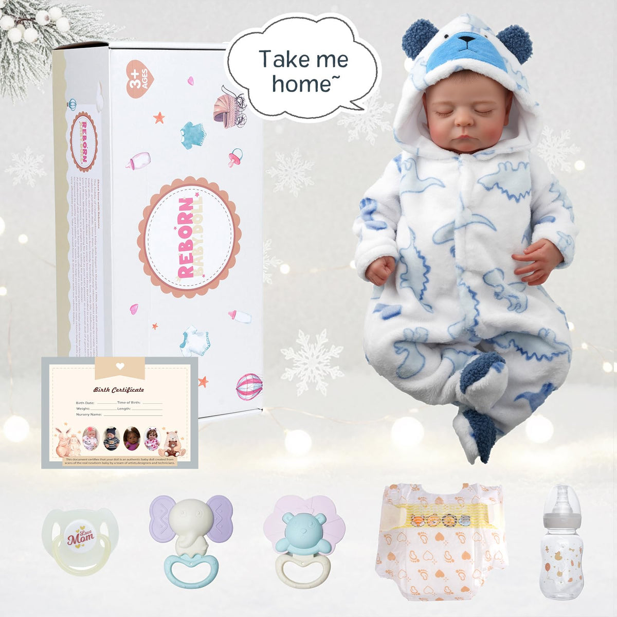20 Inch 4-in-1 Interactive Baby Doll B838