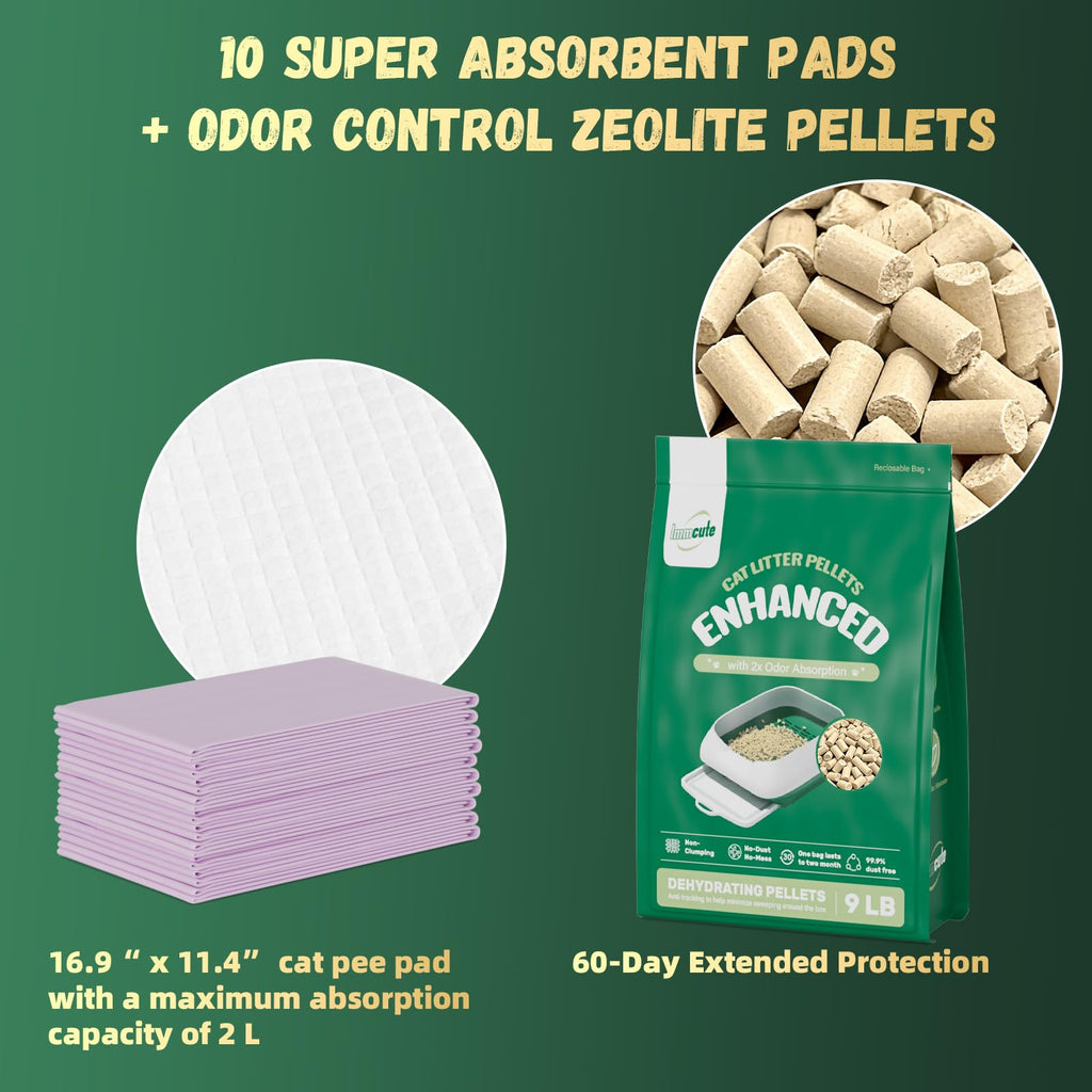 Zeolite Cat Litter Pellets, 9lb Bag, Non Clumping, Unscented C917