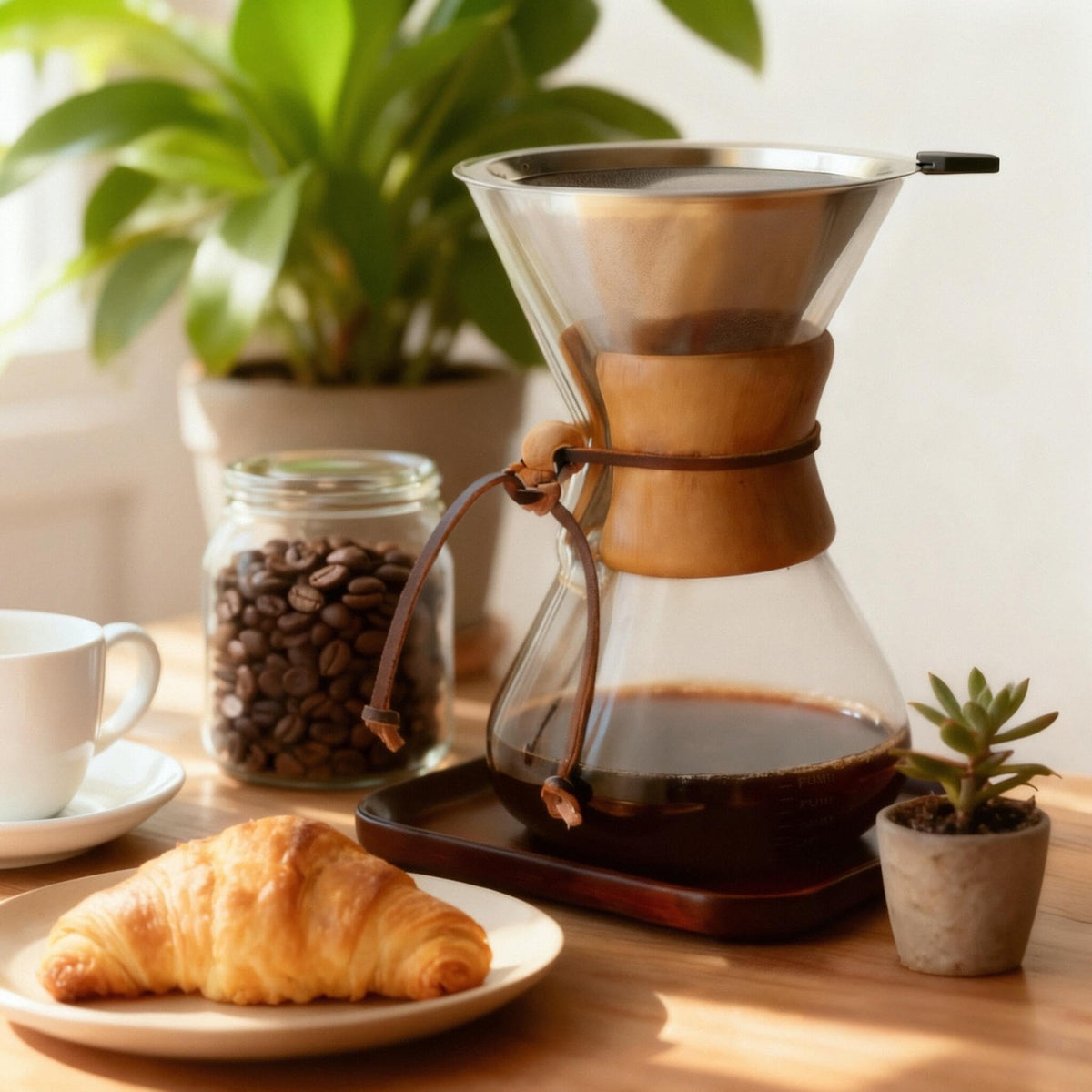 Glass 10 Cup Coffee Pour Over Set F4719