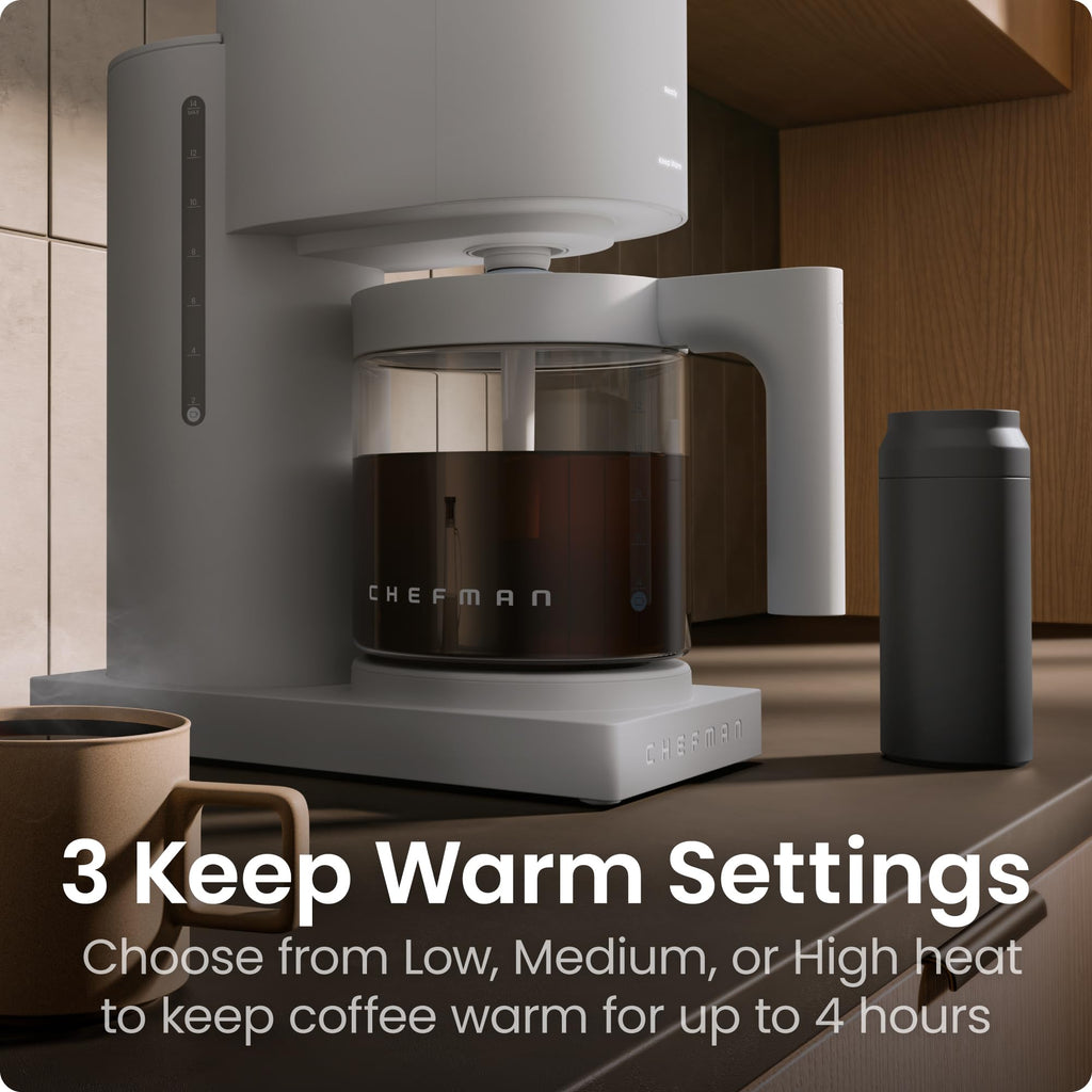Programmable Drip Coffee Maker, 14-Cup Glass Carafe X71422