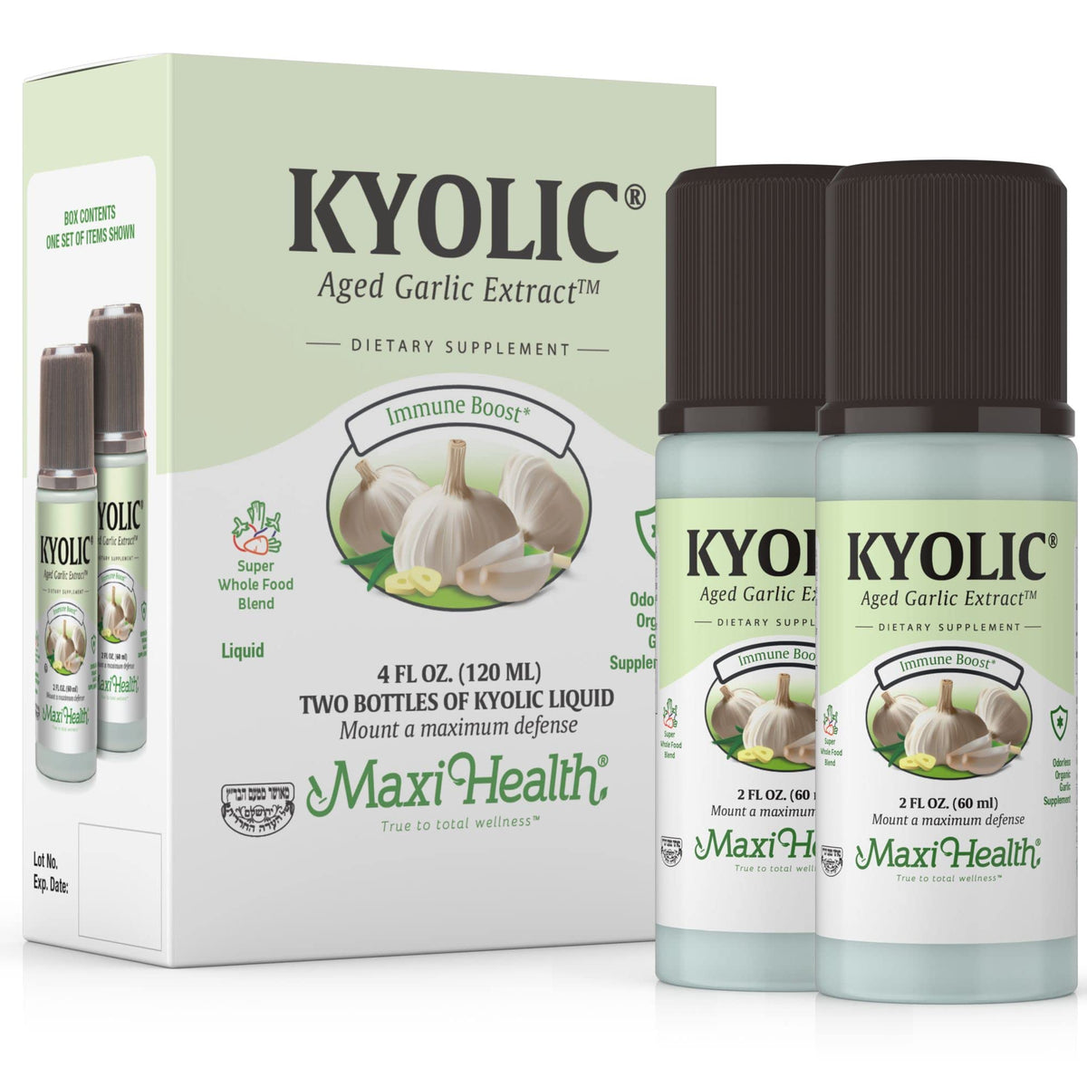 Odorless Aged Garlic Extract Liquid 2 Pack V78401