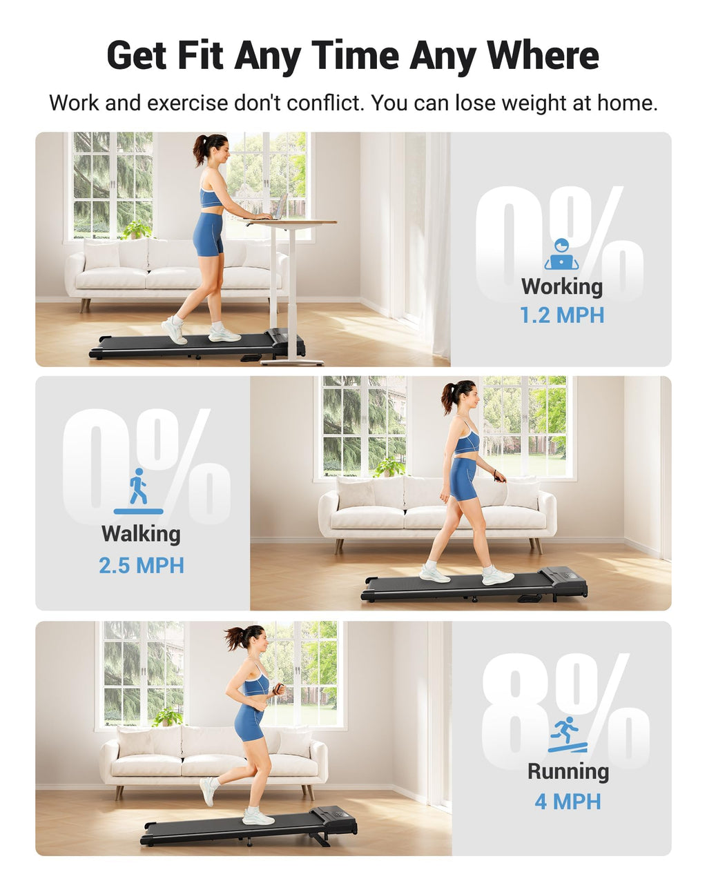 8% Incline Walking Pad Q20141