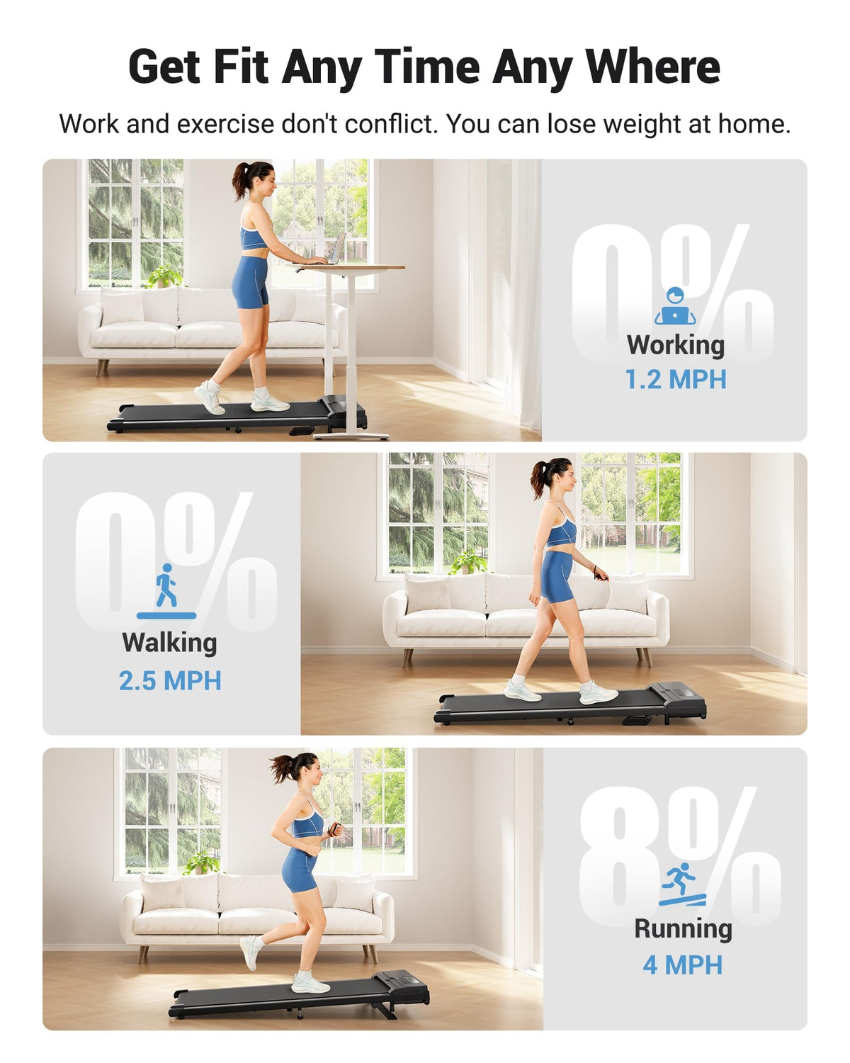 8% Incline Walking Pad Q20141