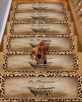 Abstract Art Non Slip Stair Treads 8x30 Inch 4PCS G8499