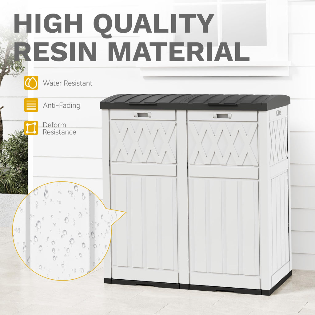 72-Gallon Dual Outdoor Trash Can S799