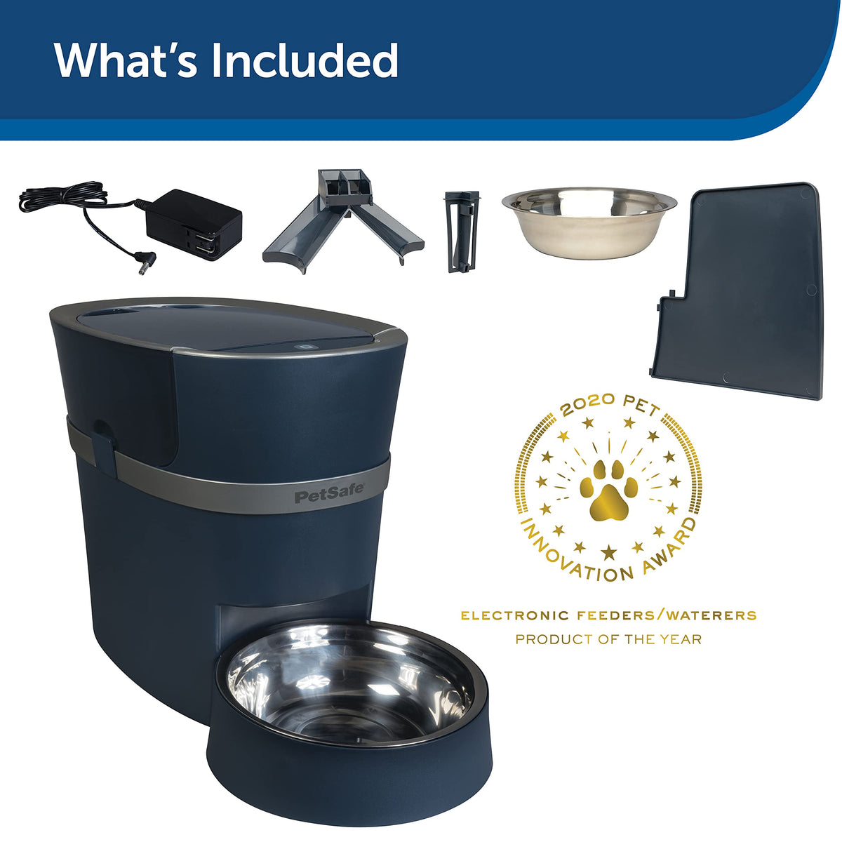 Automatic Pet Feeder with 2-Pet Meal Splitter K836931