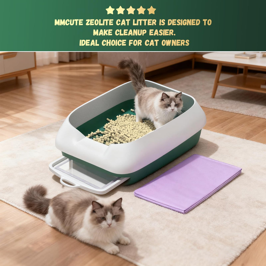 Zeolite Cat Litter Pellets, 9lb Bag, Non Clumping, Unscented C917