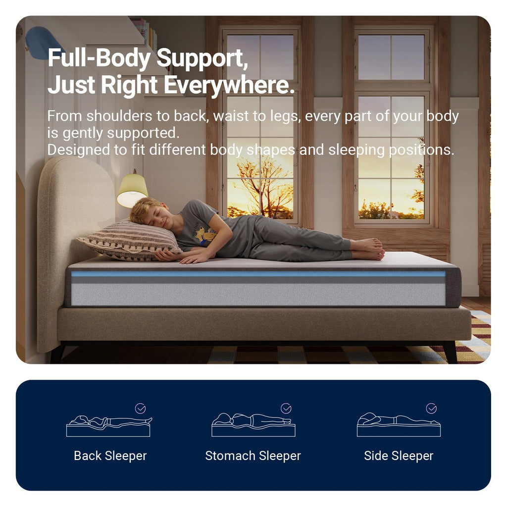 5 Inch Twin Memory Foam Mattress F77835