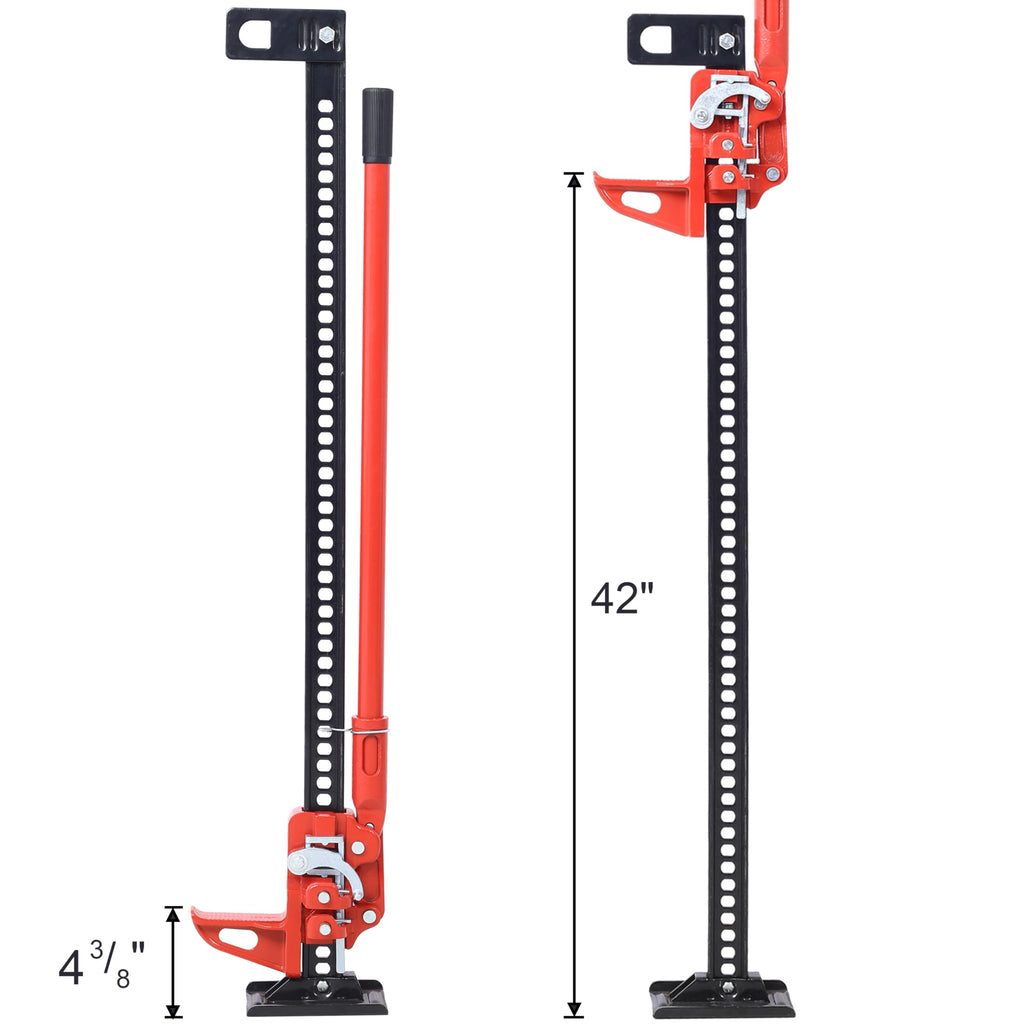 48" 7000 lbs Capacity Ratcheting Utility Farm Jack E8132