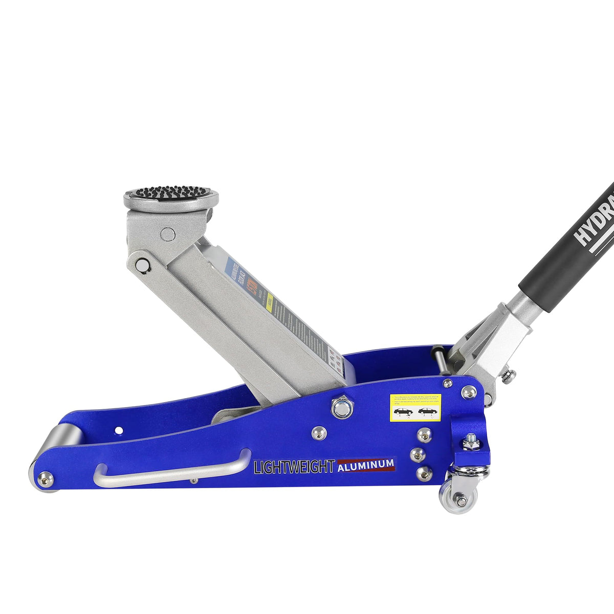 Heavy Duty Hydraulic Low Profile Aluminum Steel Floor Jack 1.5 Ton Blue D135