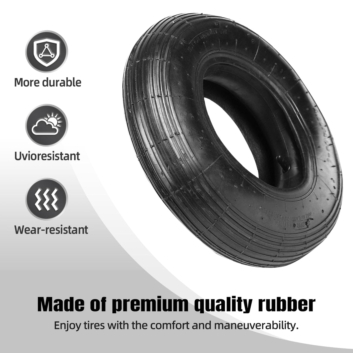 4.80/4.00-8" Tire and Inner Tube Set L12926