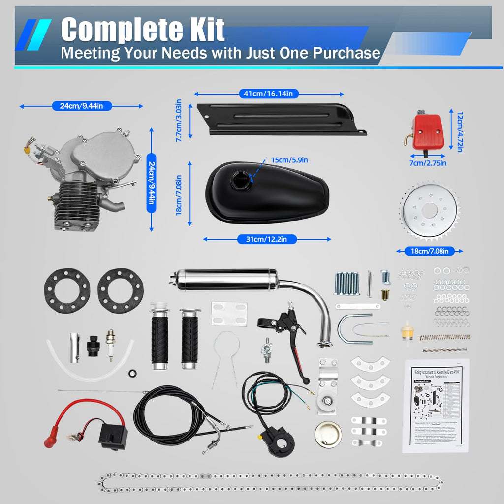 100cc 2 Stroke Bicycle Engine Kit L234