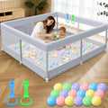 50 x 50 Inch Baby Playpen with Breathable Mesh T886