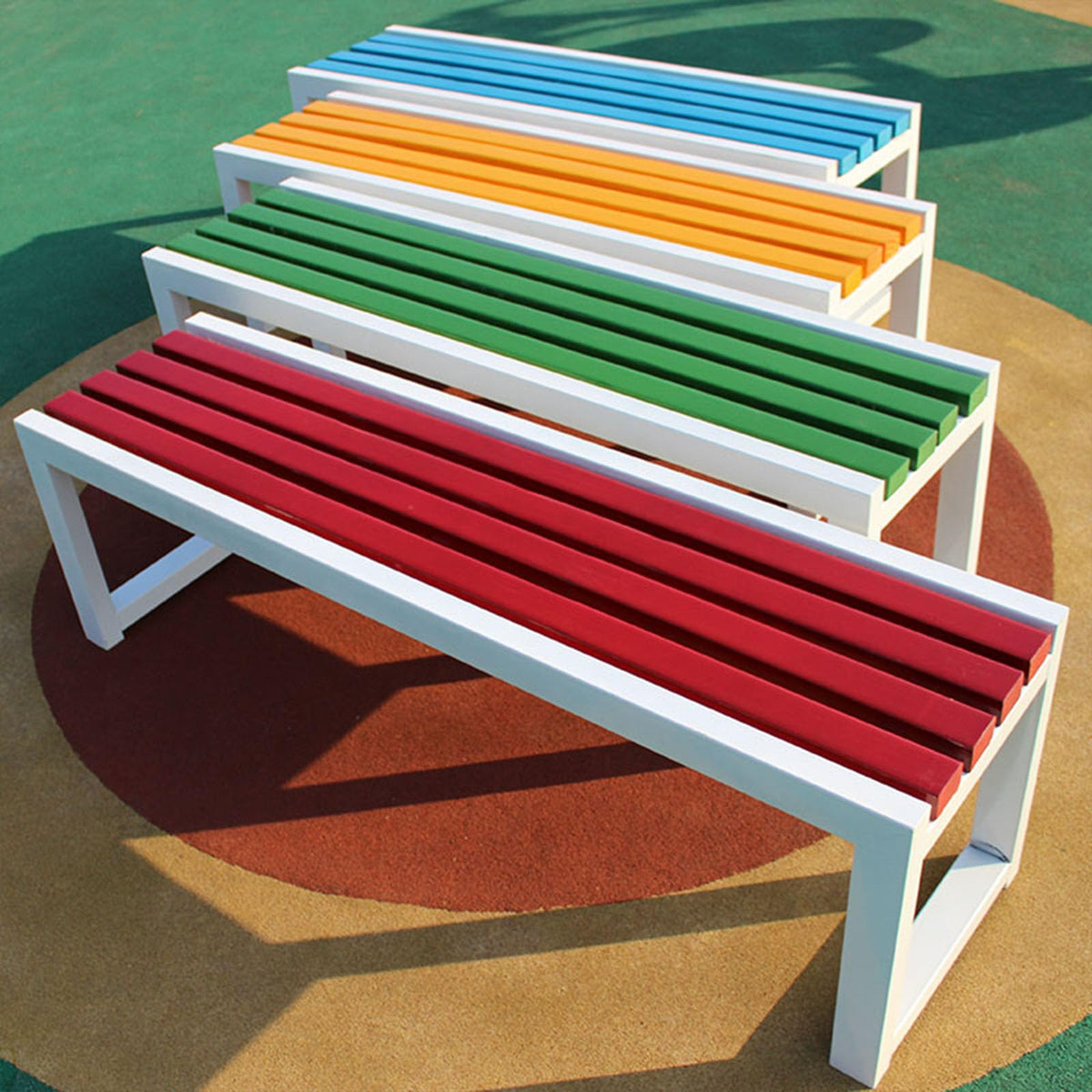 Weatherproof Metal Garden Bench Cast Iron Outdoor Seating A20854