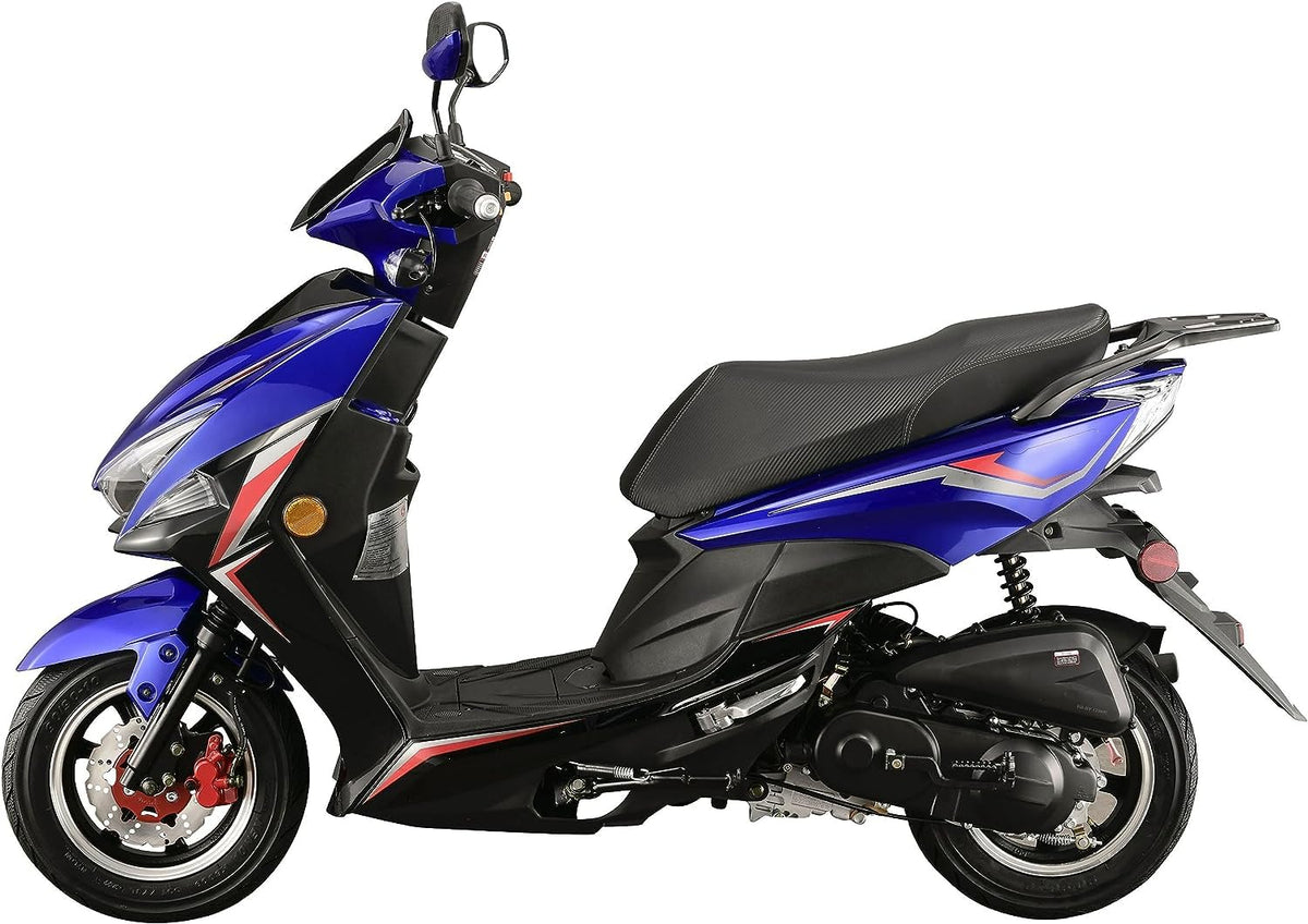 150cc Gas Automatic Scooter Moped with 10" Aluminum Wheels P90581