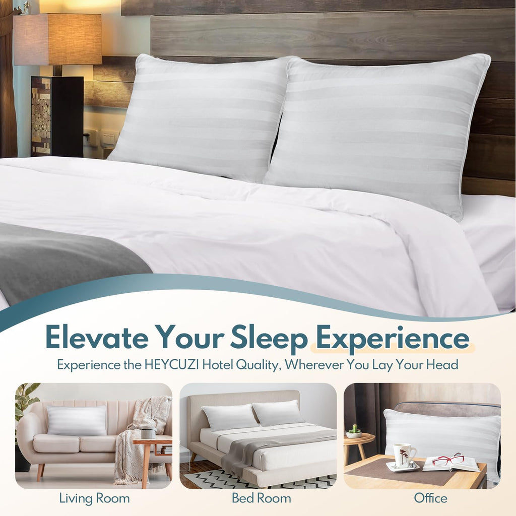 King Size Set of 2 Soft Sleeping Pillow M640