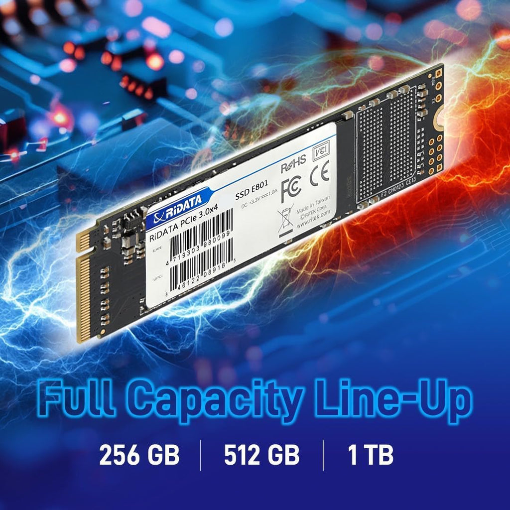 512GB NVMe M.2 PCIe Gen3x4 Internal SSD T212836