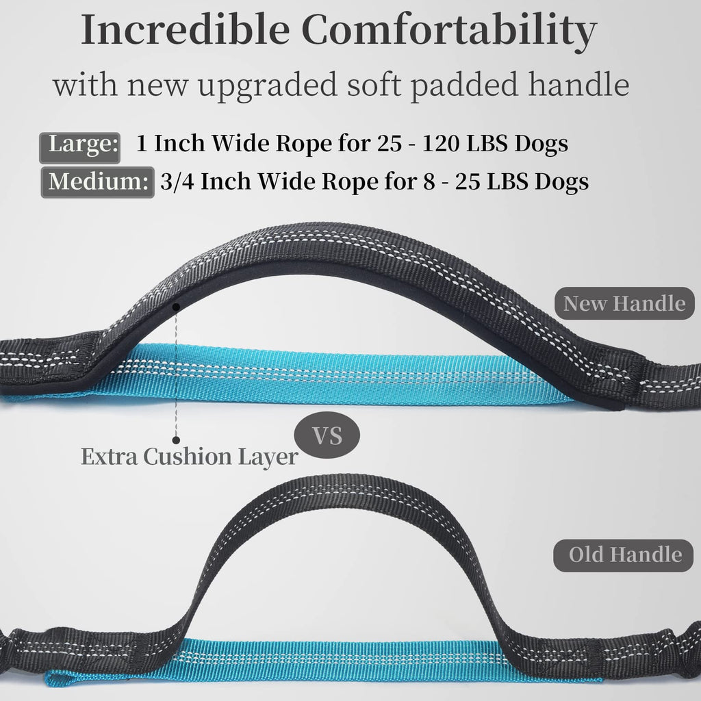 Hands Free Dog Leash with Zipper Pouch, Large, Black H57121