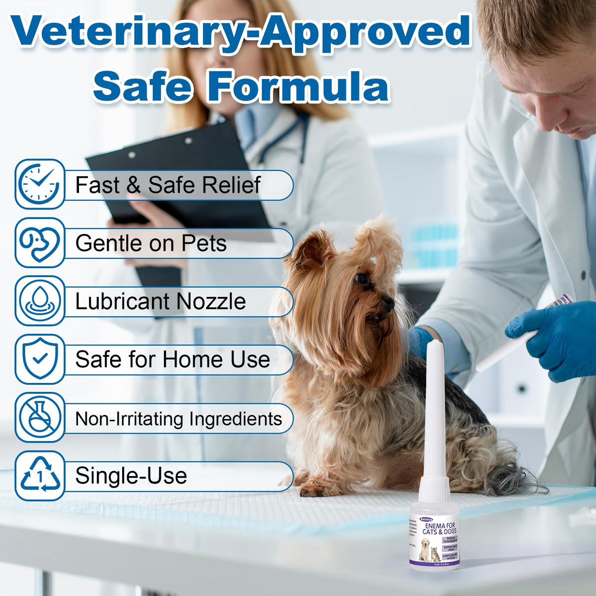 Disposable Enema for Cats & Dogs 6 mL Syringe 3 Pack G822