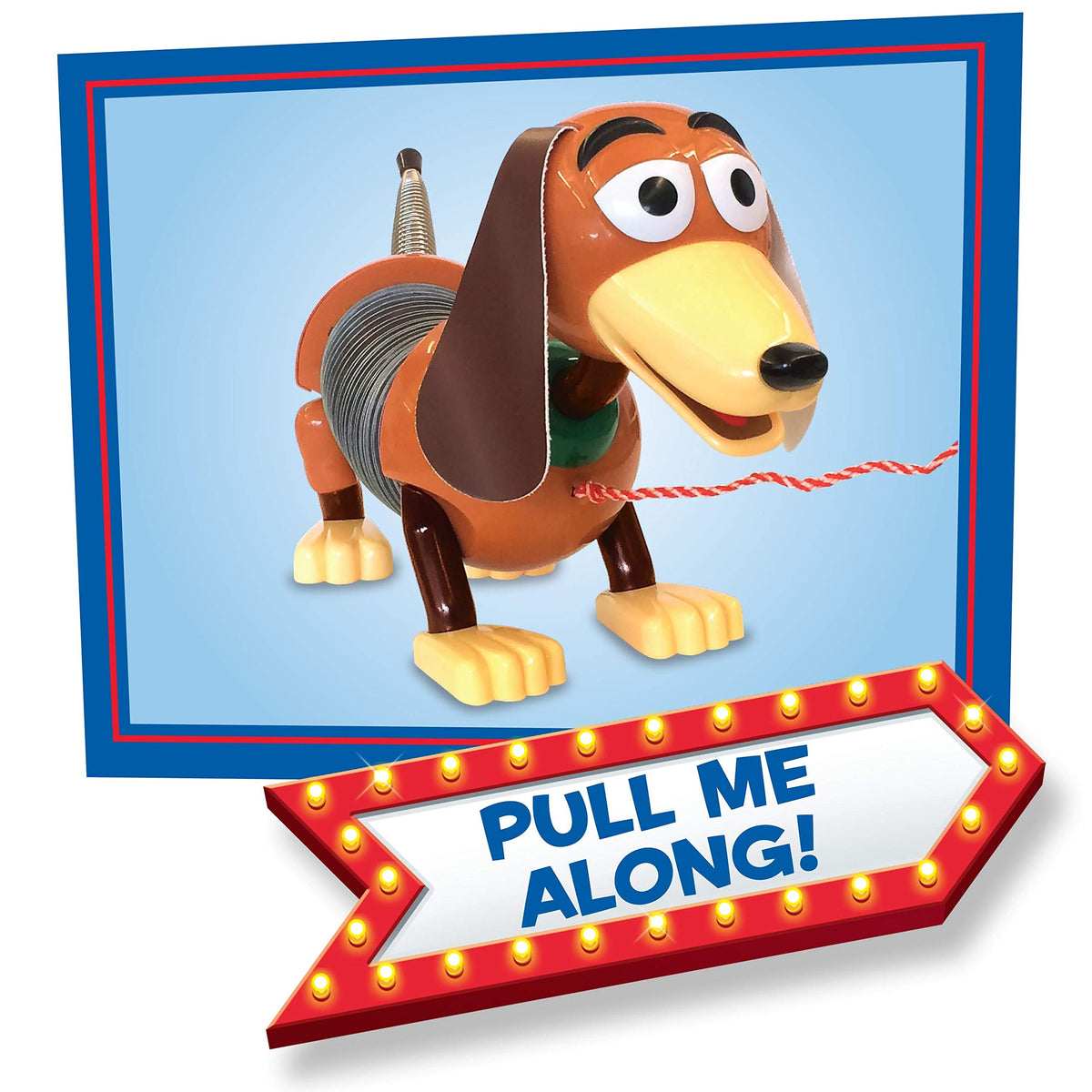 Slinky Dog Pull Toy with Leash E400