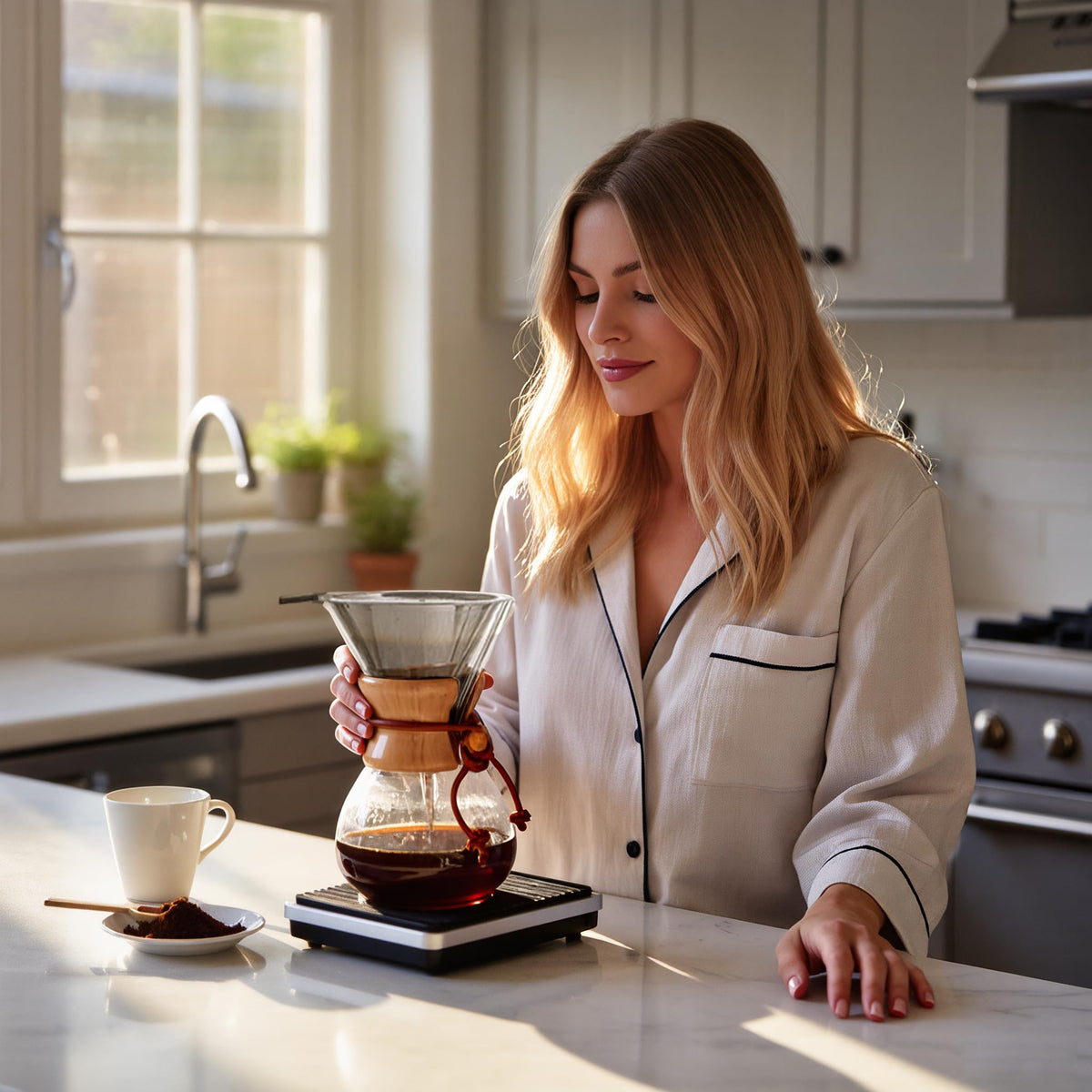 Glass 10 Cup Coffee Pour Over Set F4719