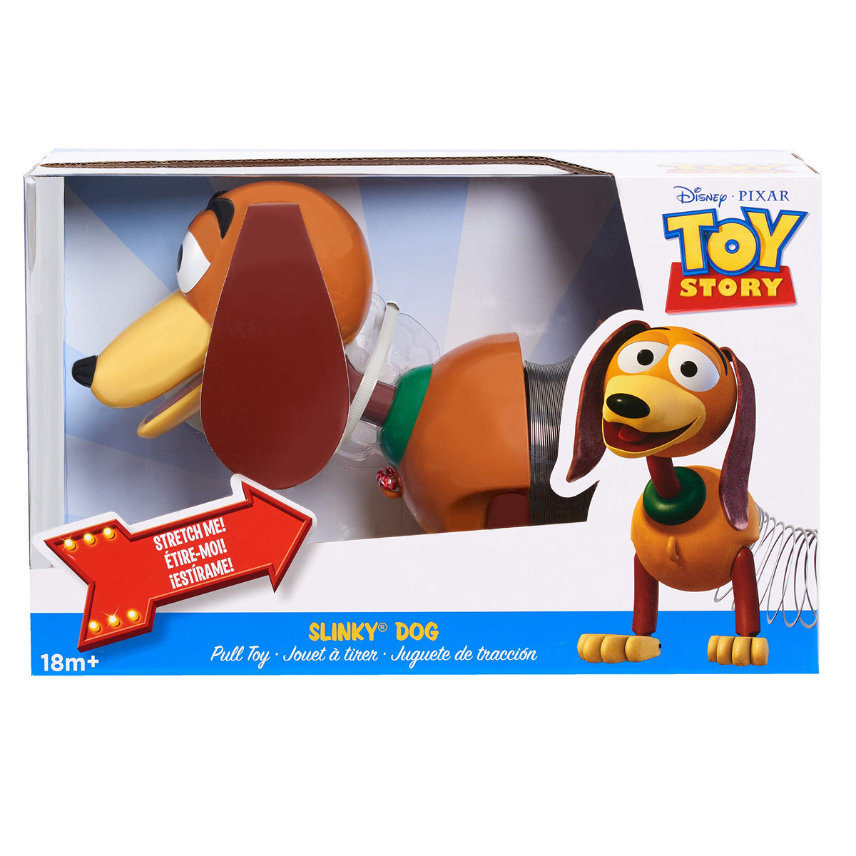 Slinky Dog Pull Toy with Leash E400