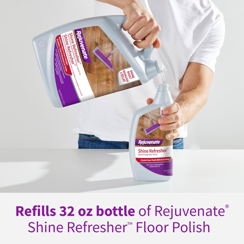 1 Gallon Floor Polish for Sealed Hardwood, Laminate, Vinyl and Tile X55276