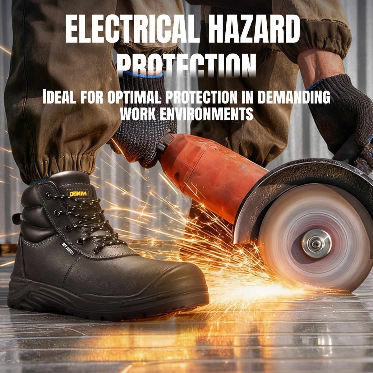 Steel Toe Non Slip Work Boots L43806