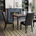 Black PU Dining Chairs Set of 2 I589971