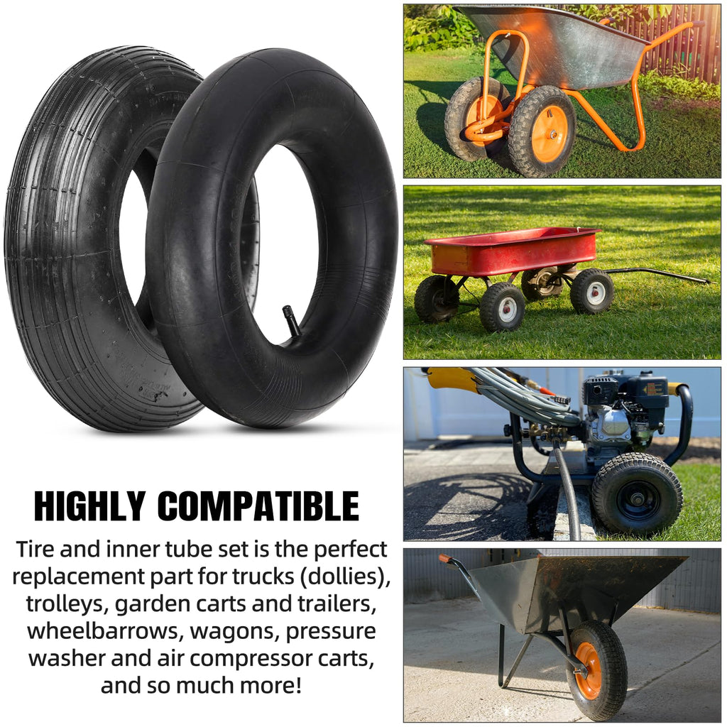 4.80/4.00-8" Tire and Inner Tube Set L12926