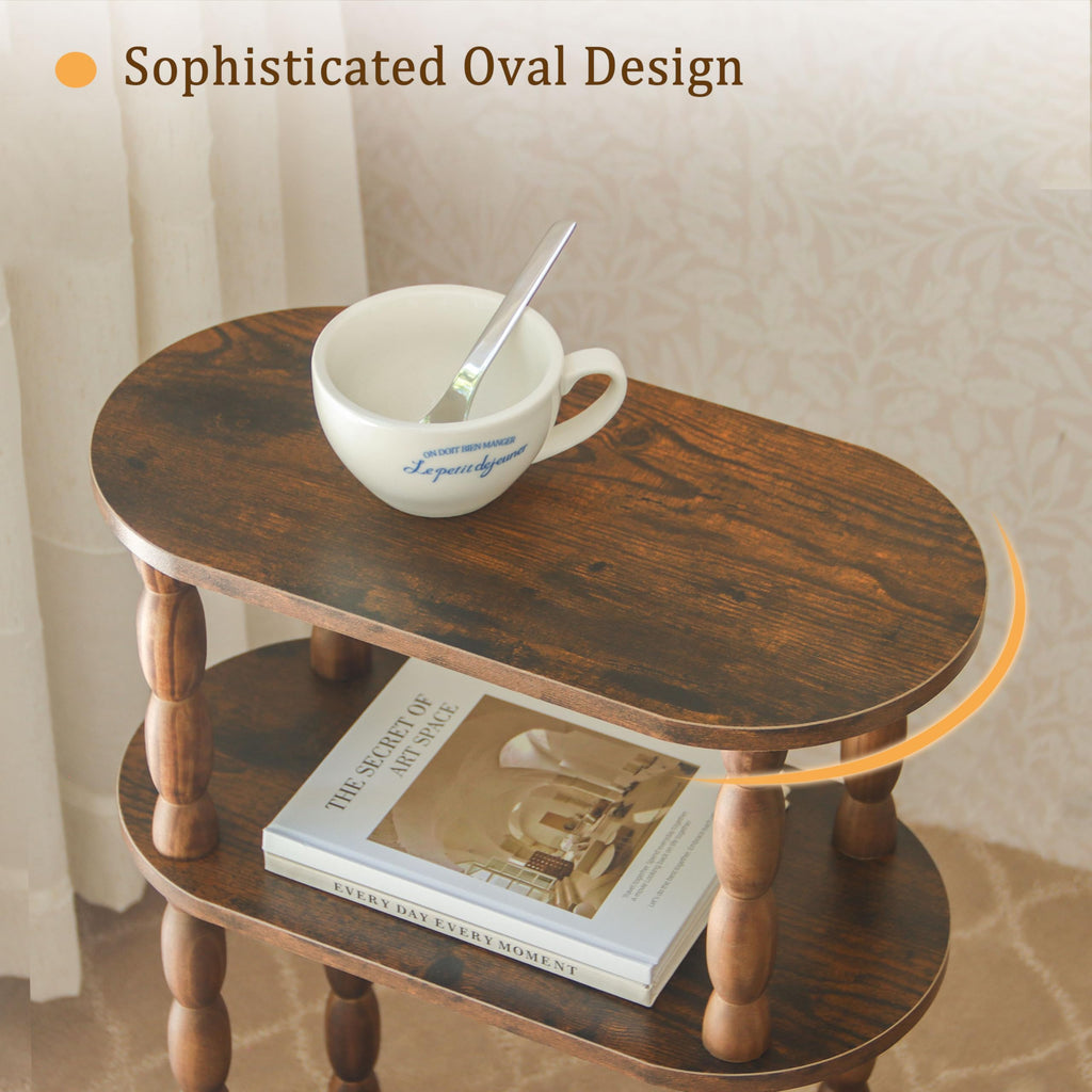 Small Narrow 3-Tier Side Table E65595