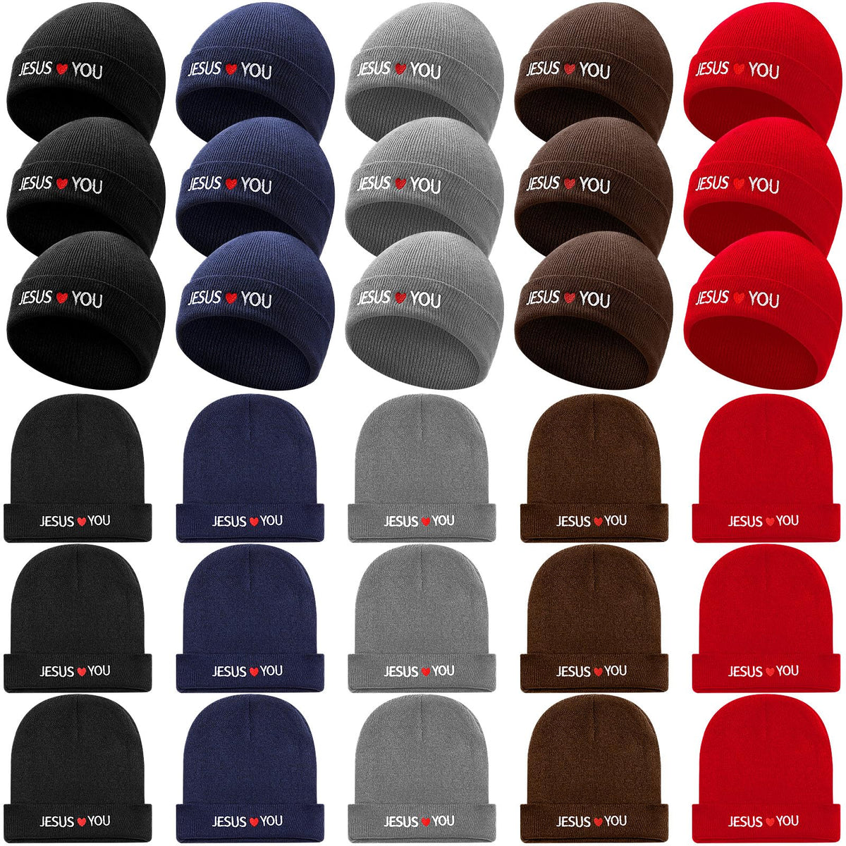 30 Pack Winter Beanie Hats N658941